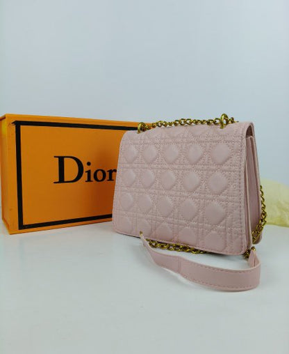 DIOR Coffee Pink Handbag