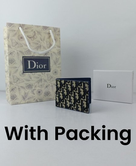Dior Men's Wallet Blue