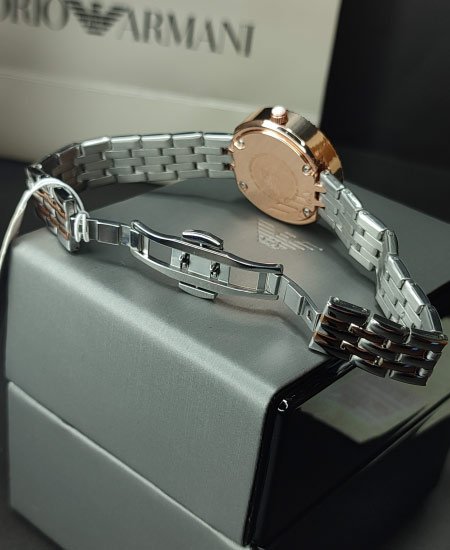 Emporio Armani Women Watch Black AR11355 Two Tune