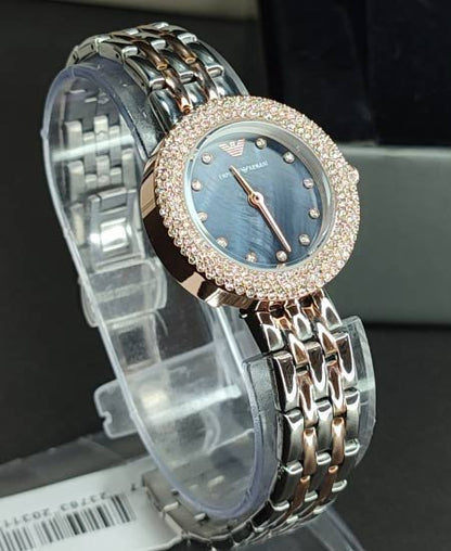 Emporio Armani Women Watch Black AR11355 Two Tune