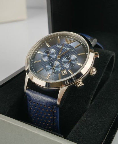 Emporio Armani Blue Dial Blue AR2473