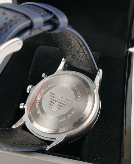 Emporio Armani Blue Dial Blue AR2473
