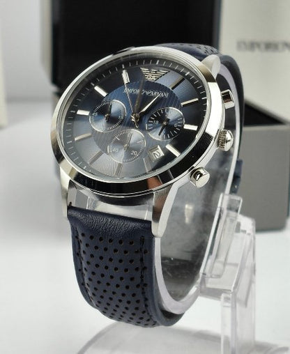 Emporio Armani Blue Dial Blue AR2473