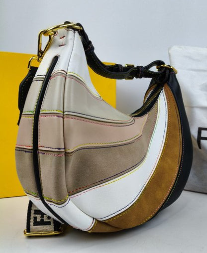 Fendi Grigio Multicolor Handbag