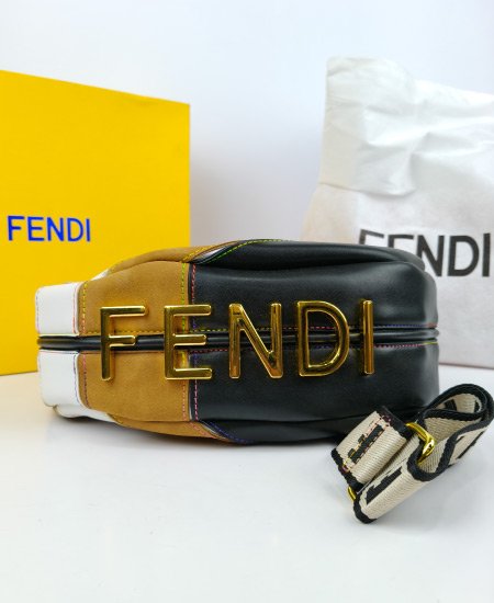 Fendi Grigio Multicolor Handbag