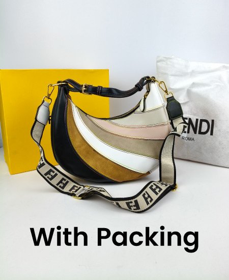 Fendi Grigio Multicolor Handbag