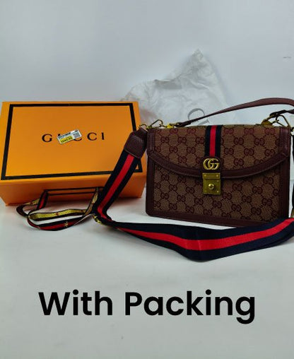 GUCCI Wine Red Handbag