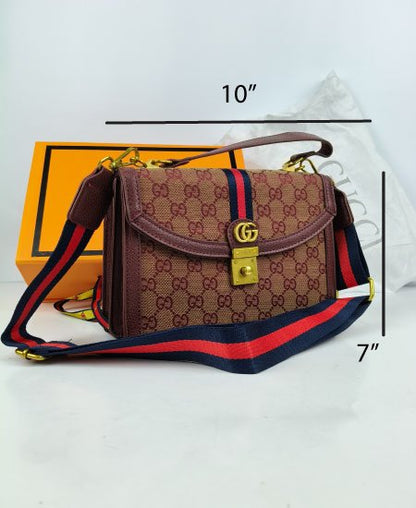 GUCCI Wine Red Handbag