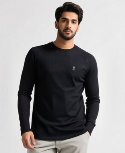 Giordano Black Sweatshirt 3D Logo