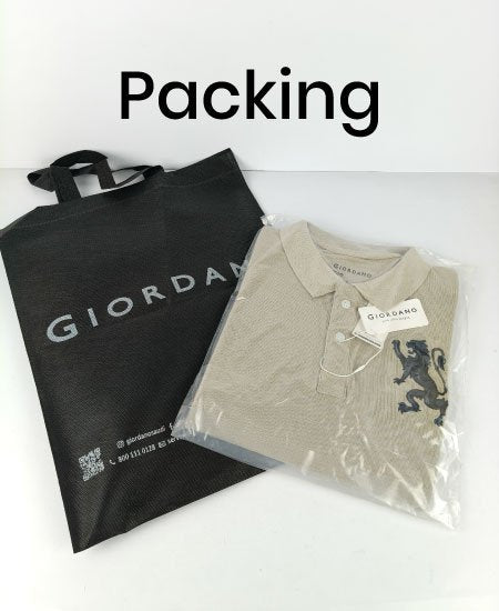 Giordano Polo Shirt Stone Black