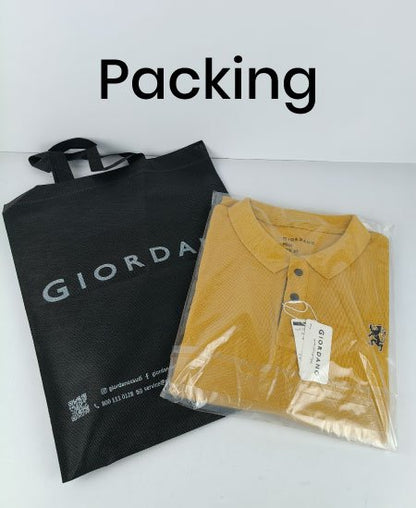 Giordano Polo Shirt Mustard 1.2