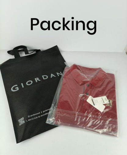 Giordano Polo Shirt Mehroon Small Logo