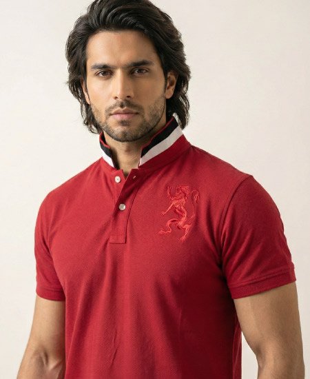 Giordano Polo Shirt Red