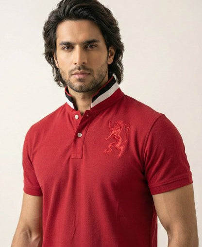 Giordano Polo Shirt Red
