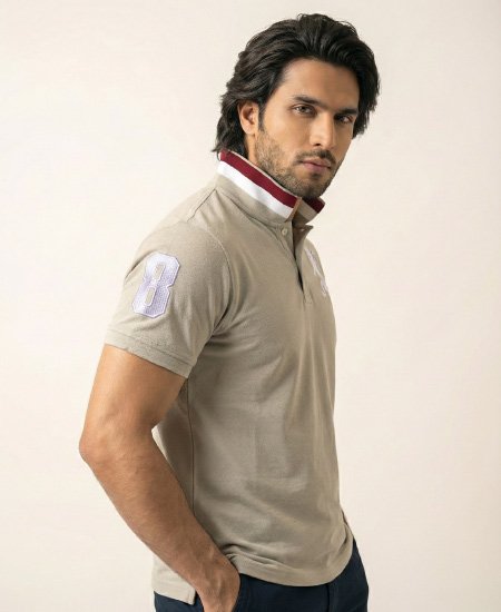 Giordano Polo Shirt Stone