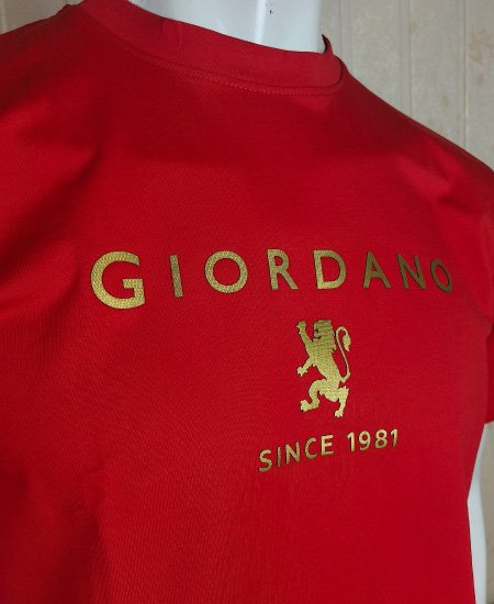 Giordano Red T-Shirts