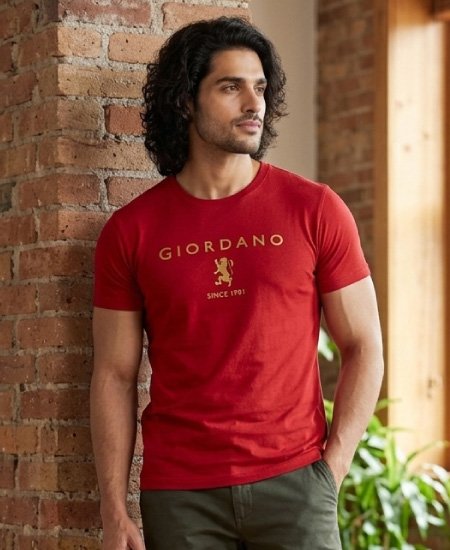 Giordano Red T-Shirts