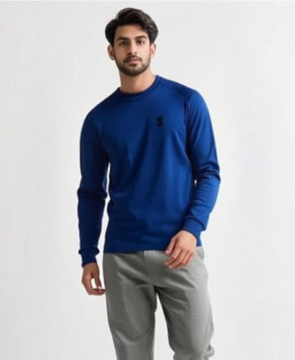 Giordano Royal Blue Sweatshirt 3D Logo