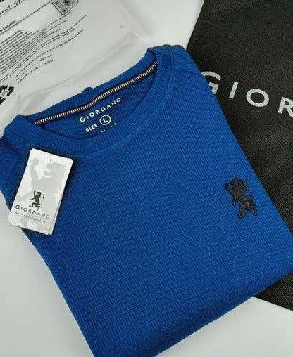 Giordano Royal Blue Sweatshirt 3D Logo