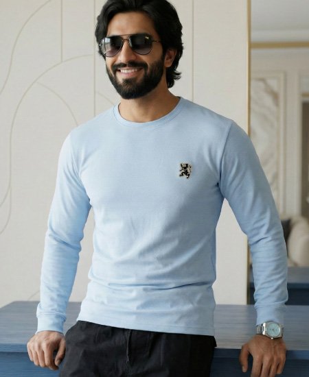 Giordano Sweatshirt Sky Blue