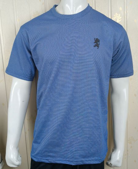 Giordano T-Shirts Blue jacquard