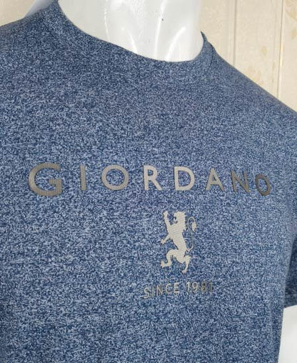 Giordano T-Shirts Gray Night