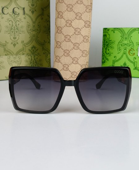 Gucci Black Sunglasses GG66