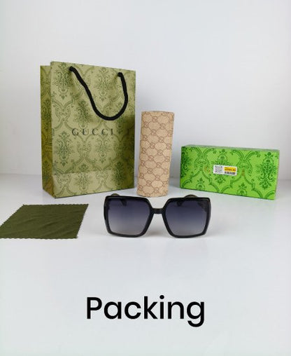 Gucci Black Sunglasses GG66