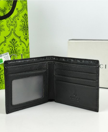 Gucci Leather Men's Wallet Black