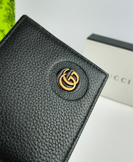 Gucci Leather Men's Wallet Black GG