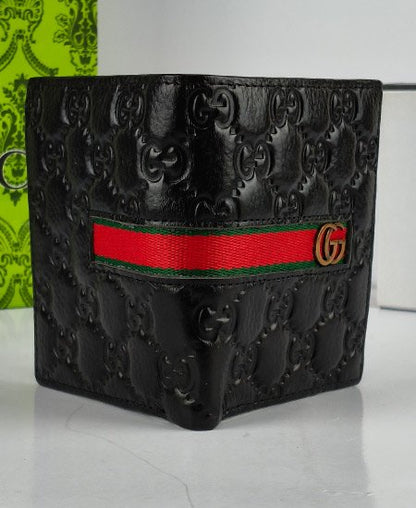 Gucci Leather Men's Wallet Black GG-936