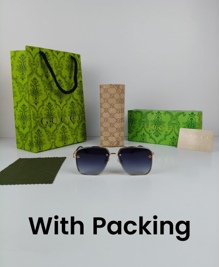 Gucci Sunglasses Golden Black