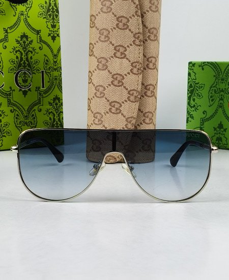 Gucci Sunglasses Silver Blue GG23