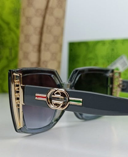Gucci Women Gray Sunglasses GG015