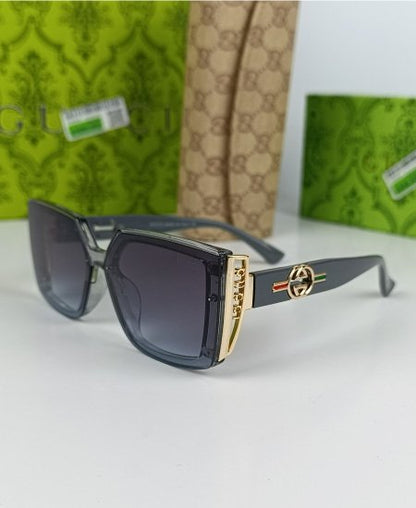 Gucci Women Gray Sunglasses GG015