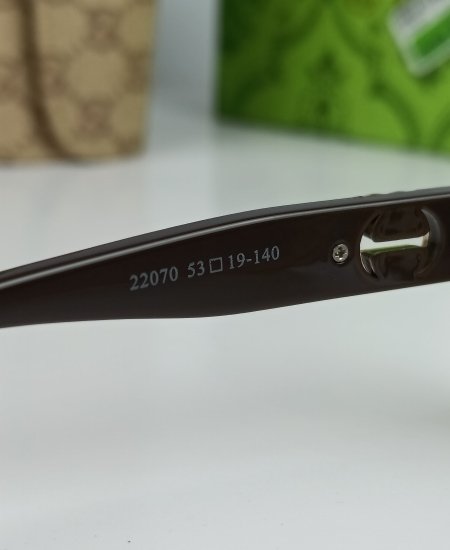 Gucci Women Coffee Sunglasses GG011