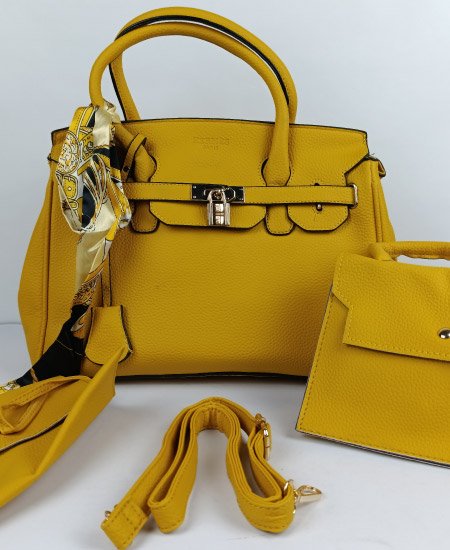 Hermes Birkin Handbag Mustard