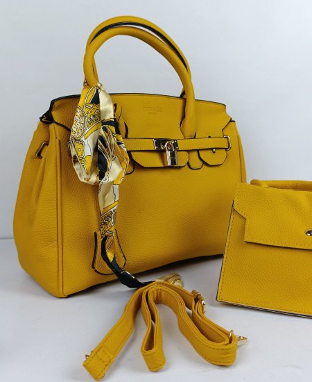 Hermes Birkin Handbag Mustard