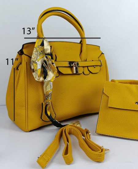 Hermes Birkin Handbag Mustard