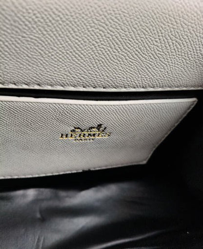 Hermes Handbags White and Red