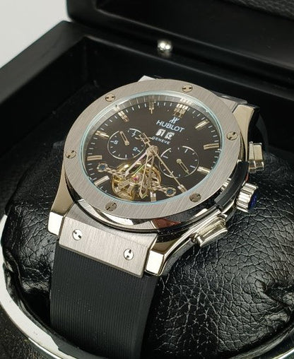 Hublot Watch Black Fusion Skeleton Calander