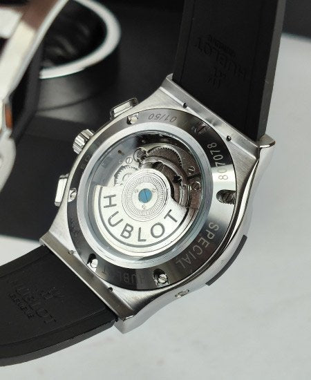 Hublot Watch Black Fusion Skeleton Calander