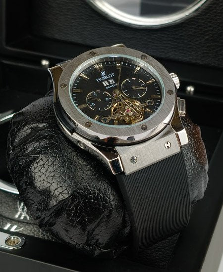 Hublot Watch Black Fusion Skeleton Calander