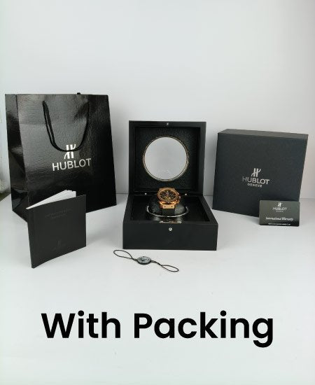 Hublot Watch Black Fusion Skeleton Calander Rose Gold