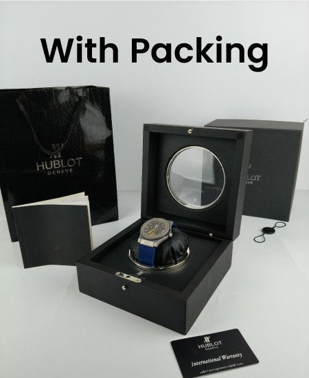 Hublot Watch Matte Fusion Skeleton Blue Strap