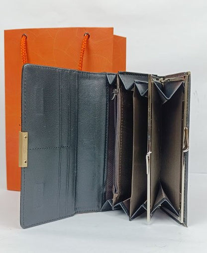 Jungle Tree Ladies Wallet Black