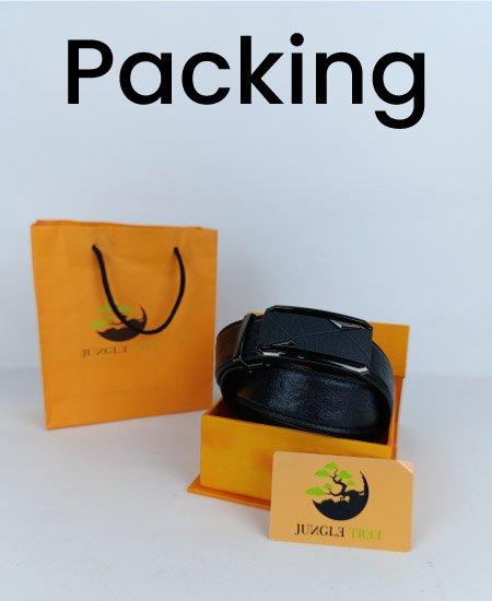 Jungle Tree Leather Auto lock Belt A-12