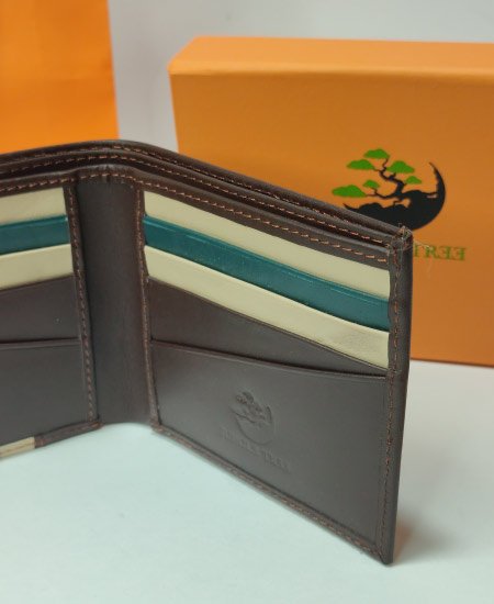 Jungle Tree Leather Wallet 002