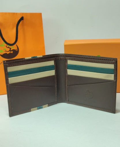 Jungle Tree Leather Wallet 002
