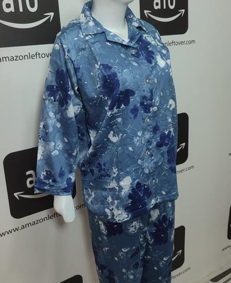 Jungle Tree Night Suit Aqua Flora